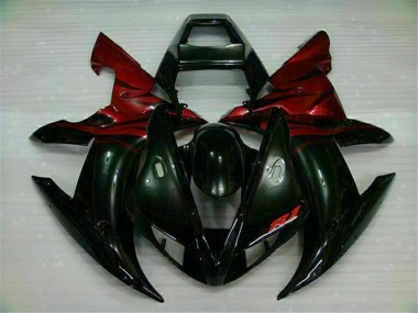 Kit Carenado R1 2002-2003 - Negro Rojo