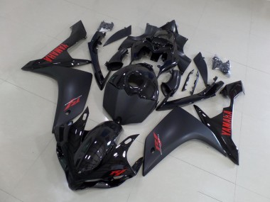 Kit Carenado R1 2007-2008 - Negro Mate Rojo