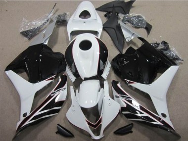 Kit Completo Carenado CBR 600 RR 2009-2012 - Blanco Negro