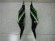 Kit Completo Carenado ZX6R 2013-2018 - Negro Verde Kit Completo Carenado ZX6R 2013-2018 - Negro Verde