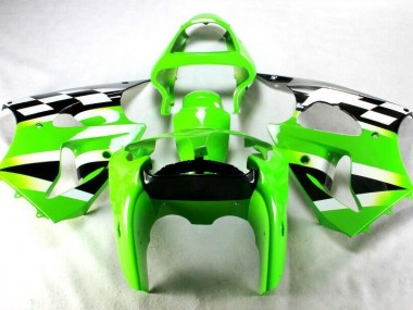 Kits ABS Carenado ZX6R 2000-2002 - Verde Negro Blanco
