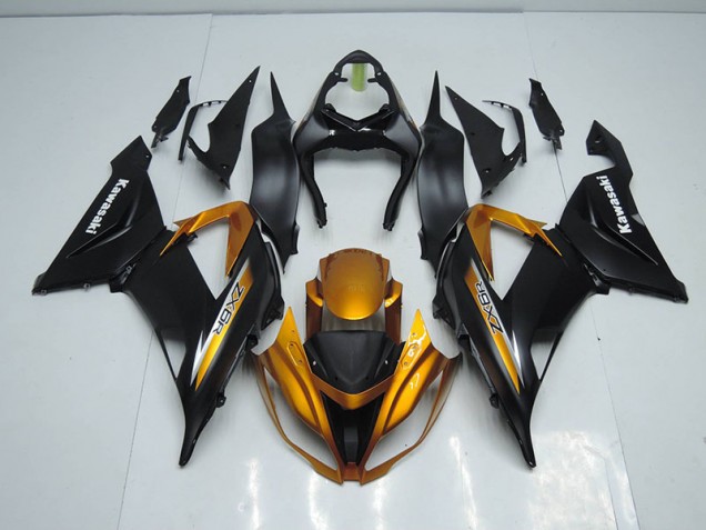 Kits ABS Carenado ZX6R 2013-2018 - Oro Negro Kits ABS Carenado ZX6R 2013-2018 - Oro Negro