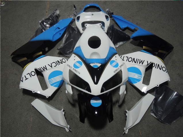 Kits Carenado CBR 600 RR 2005-2006 - Blanco Azul Konica Minolta Kits Carenado CBR 600 RR 2005-2006 - Blanco Azul Konica Minolta