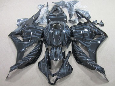Kits Carenado CBR 600 RR 2009-2012 - Negro Plata Llama