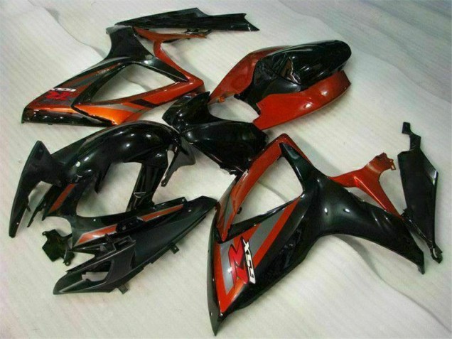 Kits Carenado GSXR 600 / 750 K6 2006-2007 - Negro Rojo