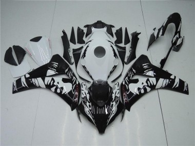 Kits Completo Carenado ABS CBR 1000 RR 2008-2011 - Negro Blanco