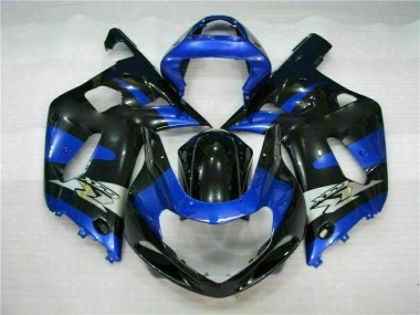 Kits Completo Carenado ABS GSXR 600 / 750 K1 K2 K3 2001-2003 - Azul Negro
