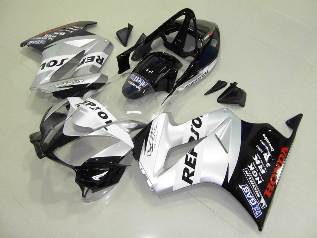 Kits Completo Carenado VFR 800 2002-2013 - Plata Repsol Kits Completo Carenado VFR 800 2002-2013 - Plata Repsol