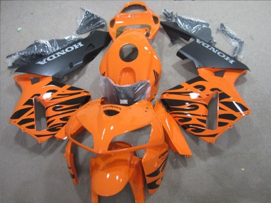 Plástica CBR 600 RR 2005-2006 - Naranja Negro