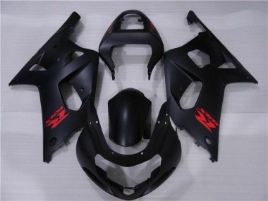 Plástica GSXR 600 / 750 K1 K2 K3 2001-2003 - Negro