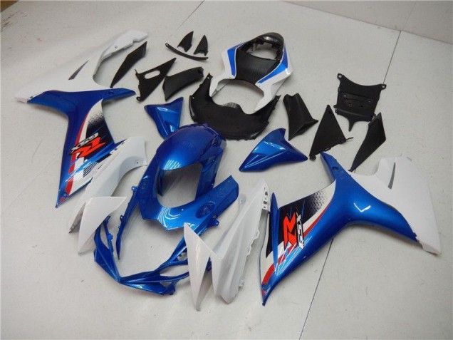 Plástica GSXR 600 / 750 K11 2011-2021 - Azul Blanco