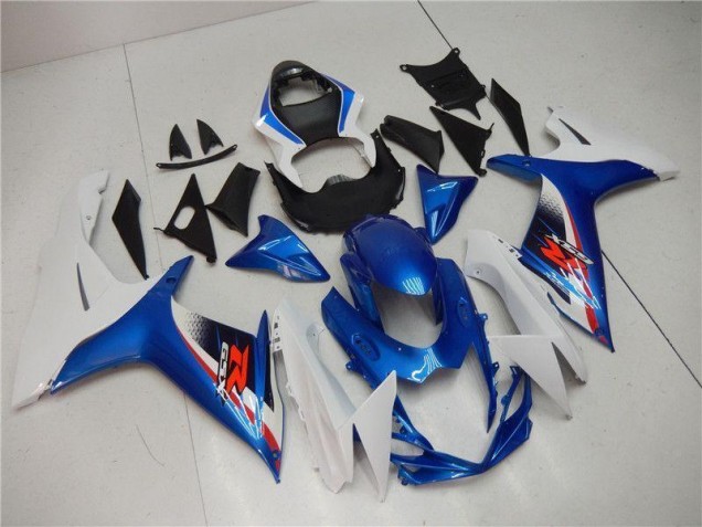 Plástica GSXR 600 / 750 K11 2011-2021 - Azul Blanco
