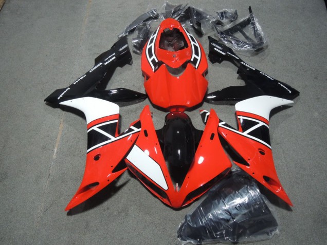 Plástica R1 2004-2006 - Rojo Blanco Negro