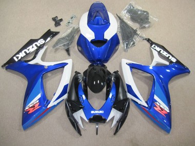 Plástico GSXR 600 K6 2006-2007 - Azul Blanco