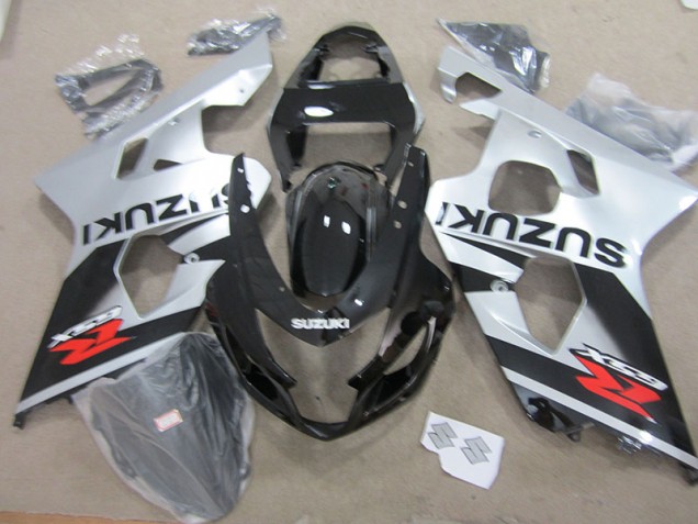Plástico GSXR 750 K4 2004-2005 - Negro Blanco